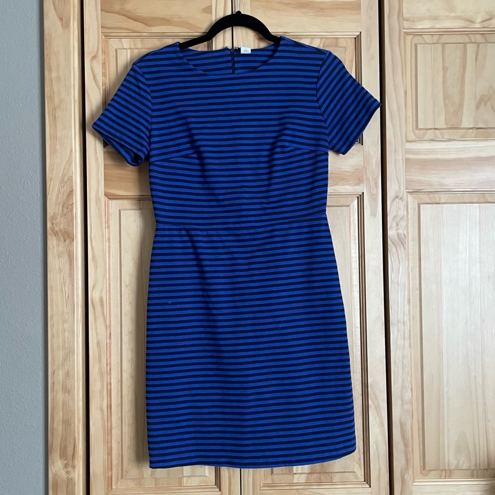 Blue stripped dress